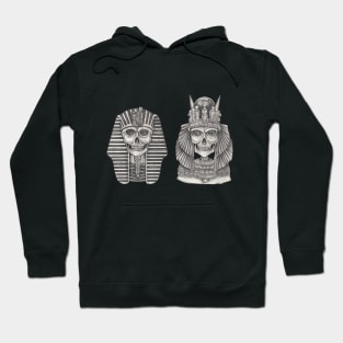 Cleopatra and pharaoh skeleton lovers. Hoodie